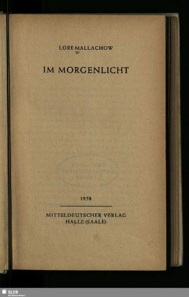 Im Morgenlicht