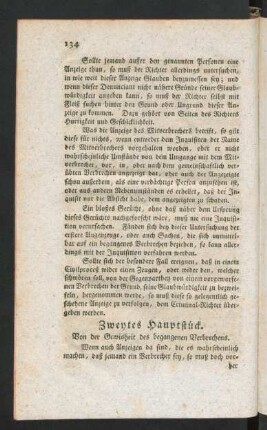 Zweytes Hauptstück. Von der Gewisheit des begangenen Verbrechens
