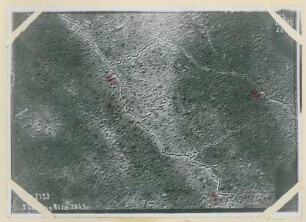Foto von Stellungen nordwestlich von Chattancourt (Luftbild)