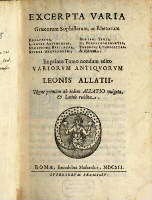 Excerpta varia graecorum Sophistarum ac Rhetorum