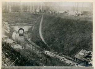 Foto des Südausgangs des "Canals de Saint-Quentin" bei Bellicourt nördlich von Saint-Quentin