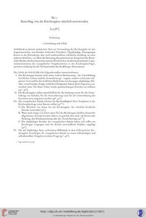 Schriften zu Kirchengütern