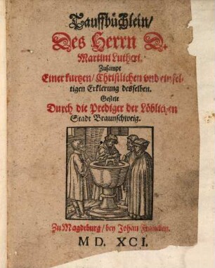 Das Tauffbüchlein verteutscht