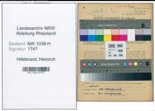 Entnazifizierung Heinrich Hillebrand , geb. 22.06.1891 (Kaufmann)