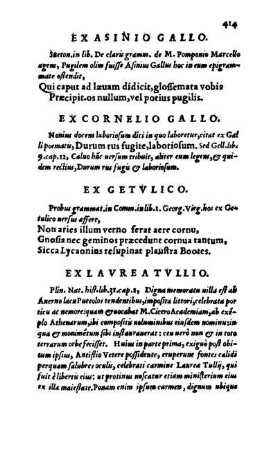 Ex Cornelio Gallo.