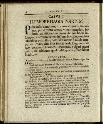 Casus I. - VII.