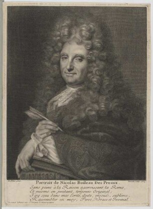 Bildnis des Nicolas Boileau Des Preaux