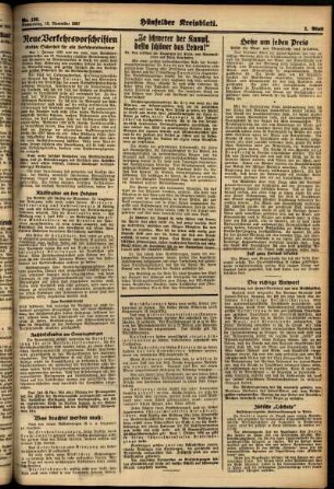 Zweite Ausgabe vom Donnerstag, den 18. November 1937.