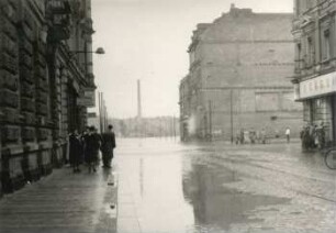 Leipzig-Hochwasser, Richard-Lipinski-Str., 13.7.54, 13:15 Uhr