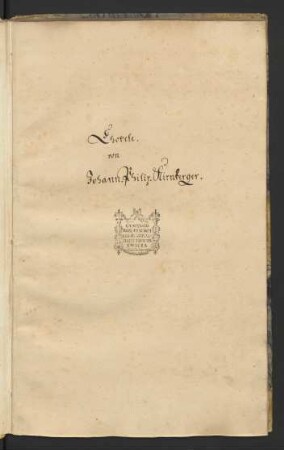 15 Choralbearbeitungen