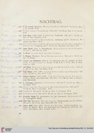Nachtrag (Nr. 241-328)
