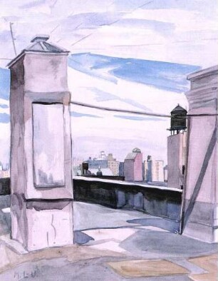 New York, Dachlandschaft [I]
