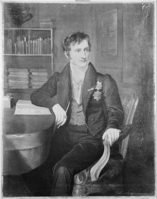 Prinz Johann (später König von Sachsen) als Vorsitzender des Geheimen Finanz-Kollegiums