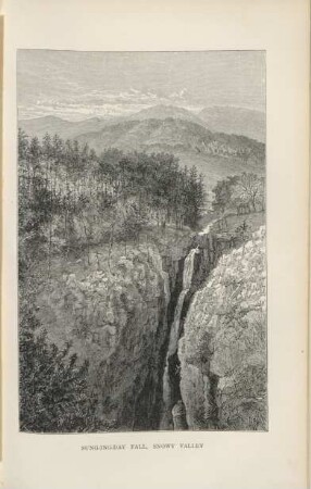 Sung-ing-day fall, snowy valley