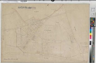 Dülmen, Stadt und Kspl., Haus Dülmen (Dülmen), Umlegung Dülmen, Urkarte 2 Dülmen Flur 23