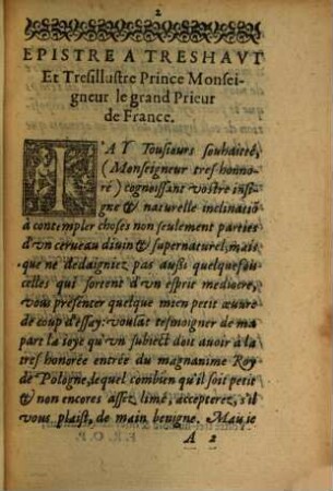 Hymne Triomphal, sur l'entrée Et Lovange Dv Tres-illustre & serenissime Prince Henry, esleu Roy Auguste de Pologne, grand Duc de Lituanie: faicte à Paris le 14. iour de Septembre 1573