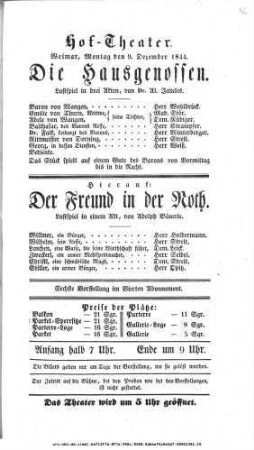 Der Freund in der Noth