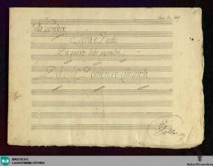 Penelope. Excerpts - Don Mus.Ms. 269 : V (2), orch