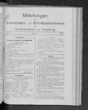 Nr. 1. : Januar 1916.