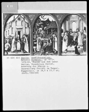 Szenen aus dem Leben Mariae — Die Anbetung der Könige