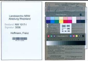 Entnazifizierung Franz Hoffmann , geb. 07.09.1908 (Arbeiter)