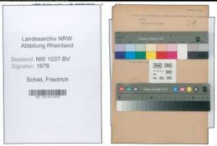 Entnazifizierung Friedrich Schiel , geb. 01.02.1910 (Diakon)