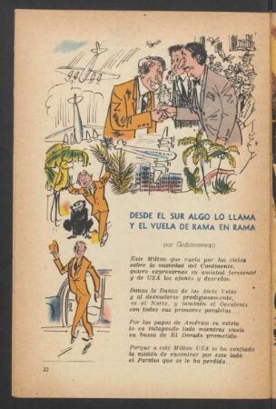 Desde el sur algo lo llama y el vuela de rama en rama