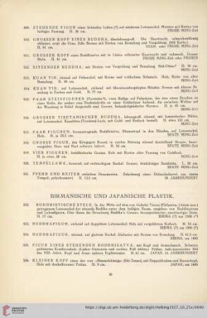 Birmanische und Japanische Plastik (Nr. 522-532)