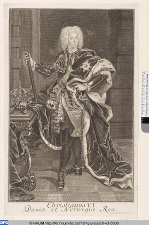 Christian VI., König von Dänemark und Norwegen
