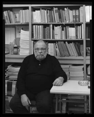 Lyriker Kito Lorenc, Wuischke, in der Smolerschen Buchhandlung in Bautzen