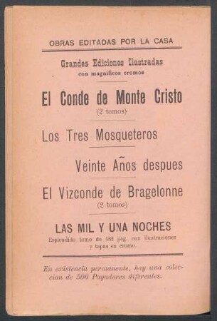 Obras editadas por la casa Grandes Ediciones Ilustradas