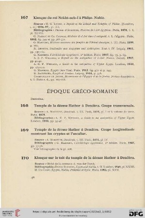 Époque Gréco-Romaine (No. 168 - 200)