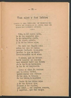Tus ojos y tus labios