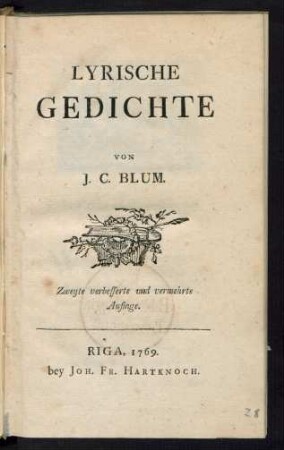 Lyrische Gedichte