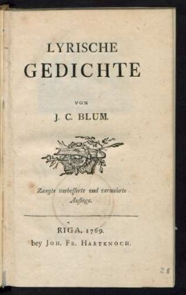 Lyrische Gedichte