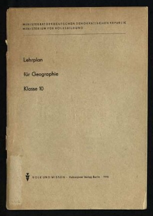 1970: Klasse 10