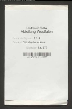 Velmede: Verzeichnis der Belehnungen