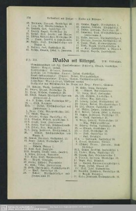 Walda mit Rittergut