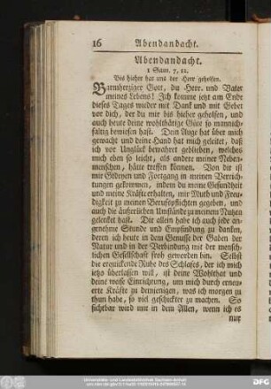 [4)] Abendandacht.