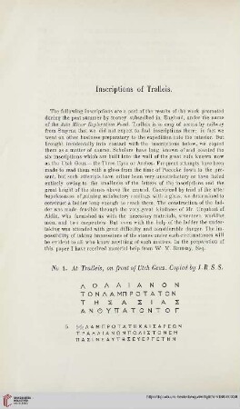 8: Inscriptions of Tralleis