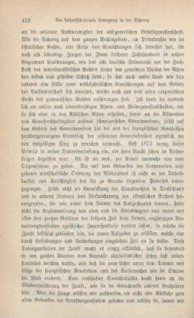 477-492 Zur katholisch-socialen Bewegung in der Schweiz : Schluß