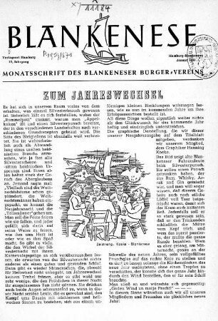 Zum Jahreswechsel