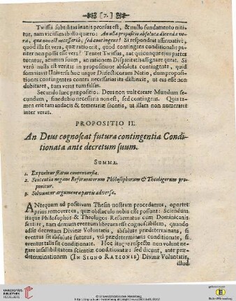 Propositio II