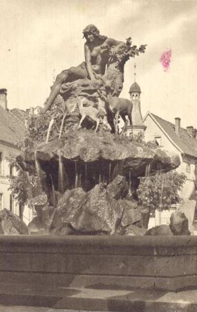 Donopbrunnen. Detmold. Marktplatz