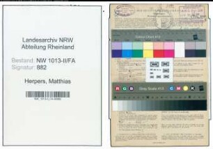Entnazifizierung Matthias Herpers , geb. 27.11.1907 (Kaufmann)
