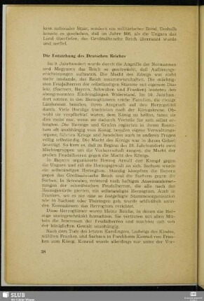 Die Entstehung des Deutschen Reiches