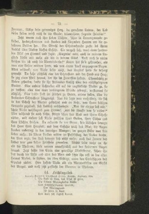 64. Frühlingslied.