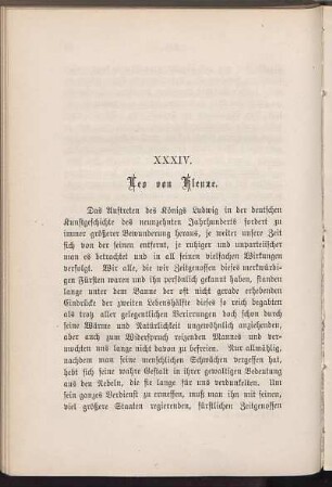 XXXIV. Leo von Klenze.