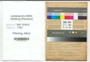 Entnazifizierung Alfred Pitterling , geb. 17.03.1901 (Postbeamter)