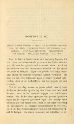Hoofdstuk XIX. Rhode te Batoe Mandie ...